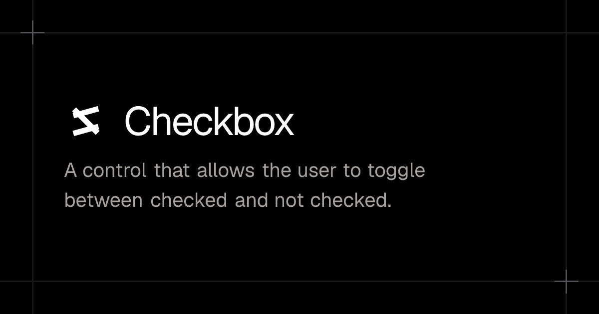 Checkbox – shipbase/ui