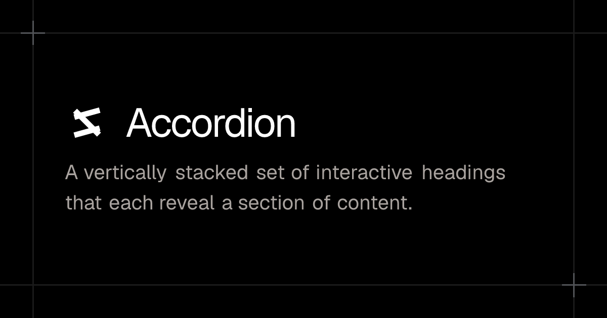 Accordion – shipbase/ui